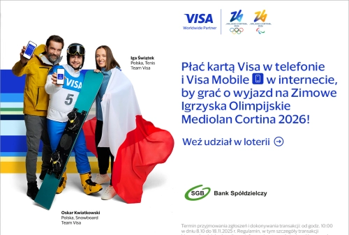 Loteria Visa z okazji Zimowych Igrzysk Olimpijskich Mediolan Cortina 2026