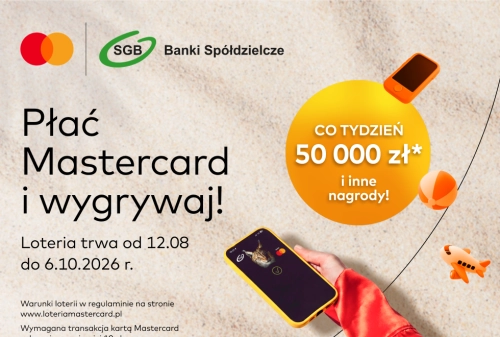 Ruszyła loteria Mastercard. Płać i wygrywaj atrakcyjne nagrody!